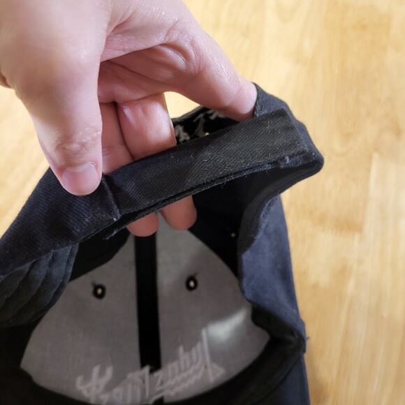 Judas Priest Baseball Hat Adjustable Black White Embroider Hook & Loop Closure - Picture 6 of 8